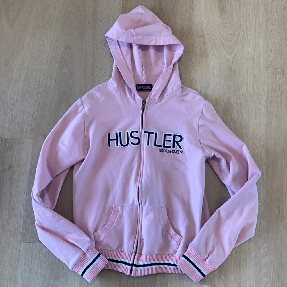 Hustler Hollywood merch zip up